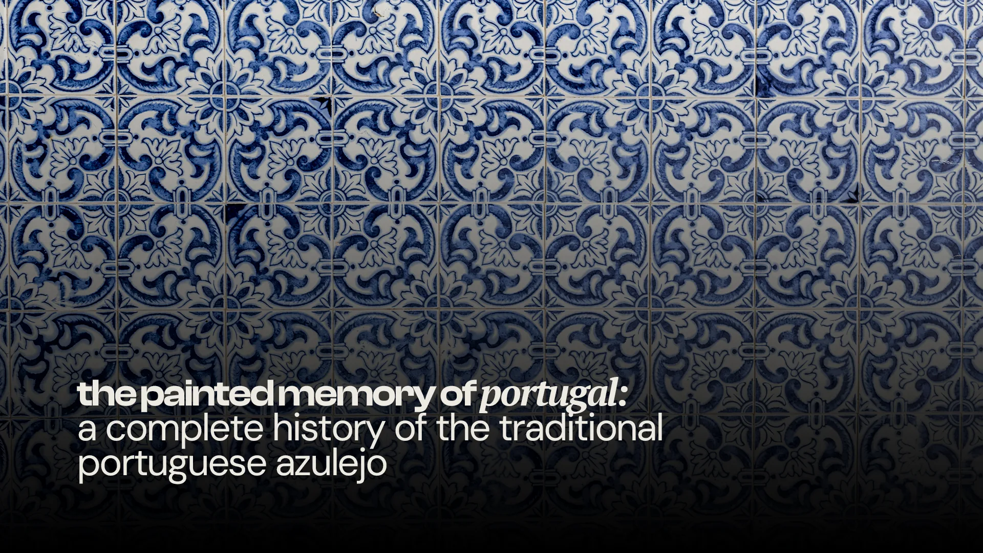 the painted memory of portugal